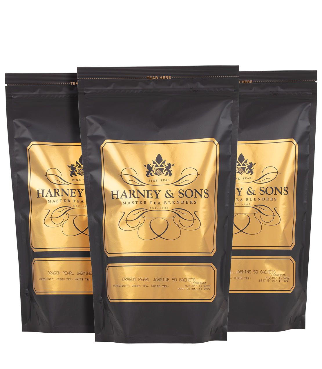 Dragon Pearl Jasmine Trio ¨C 3 Bags of 50 Sachets